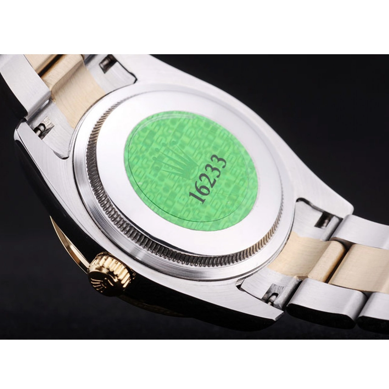 Aaa replica watch Black 7463 Datejust Diamond Rolex Dial Bezel 0607